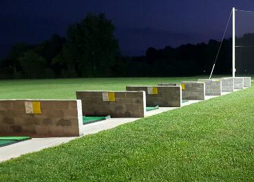 1000W LED flood lights serve a project for USA Golf Driving Range 